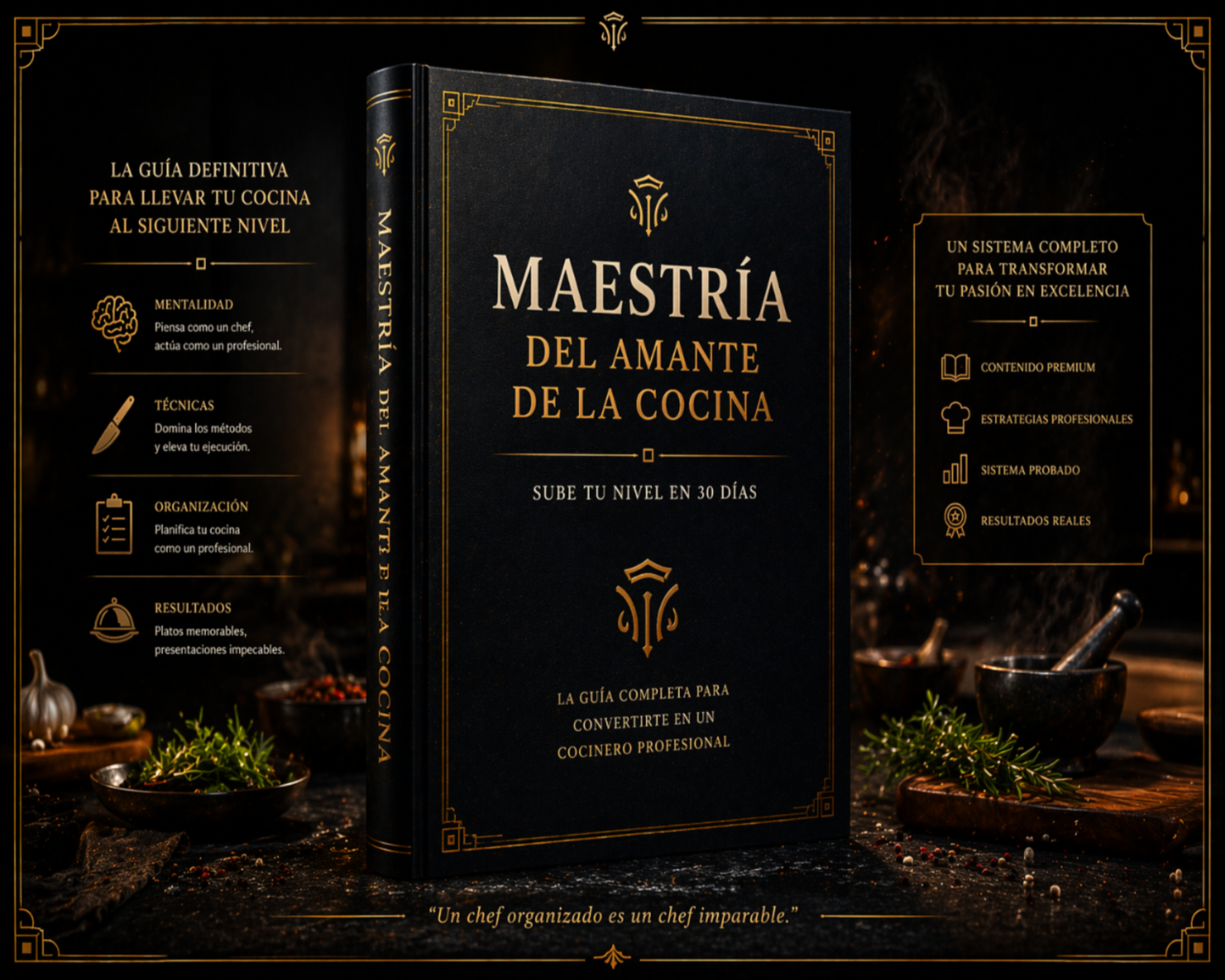 LA MAESTRÍA DEL AMANTE DE LA COCINA + 6 BONUS