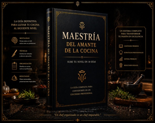 LA MAESTRÍA DEL AMANTE DE LA COCINA + 6 BONUS