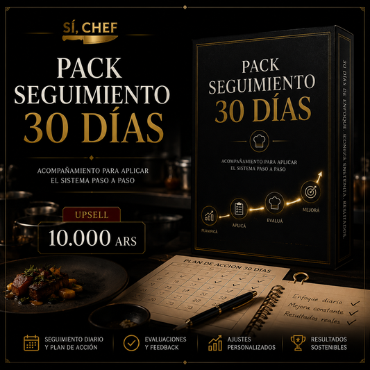 PACK SEGUIMIENTO 30 DÍAS